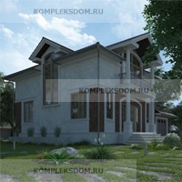 проект дома KDM-1424 общ. площадь 169.45 м2