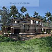 проект дома KDM-301847 общ. площадь 392.60 м2