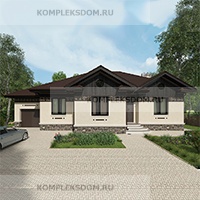 проект дома KDM-13751 общ. площадь 157.80 м2