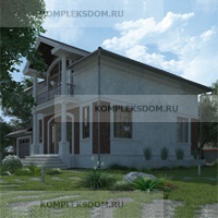 проект дома KDM-301802 общ. площадь 131.30 м2