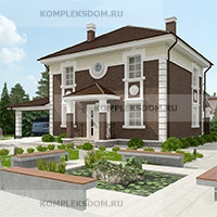проект дома KDM-297654 общ. площадь 154.80 м2
