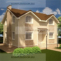проект дома KDM-1933 общ. площадь 155.10 м2