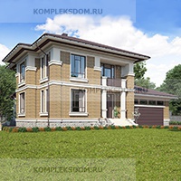 проект дома KDM-211089 общ. площадь 273.45 м2