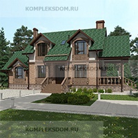 проект дома KDM-2520 общ. площадь 140.35 м2