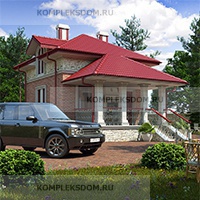 проект дома KDM-18591 общ. площадь 60.95 м2