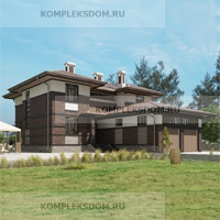 проект дома KDM-1537 общ. площадь 285.75 м2