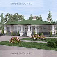 проект дома KDM-2636 общ. площадь 169.85 м2