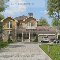 проект дома KDM-2313 общ. площадь 381.40 м2