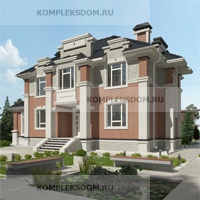 проект дома KDM-1723 общ. площадь 217.35 м2