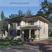проект дома KDM-297700 общ. площадь 339.80 м2